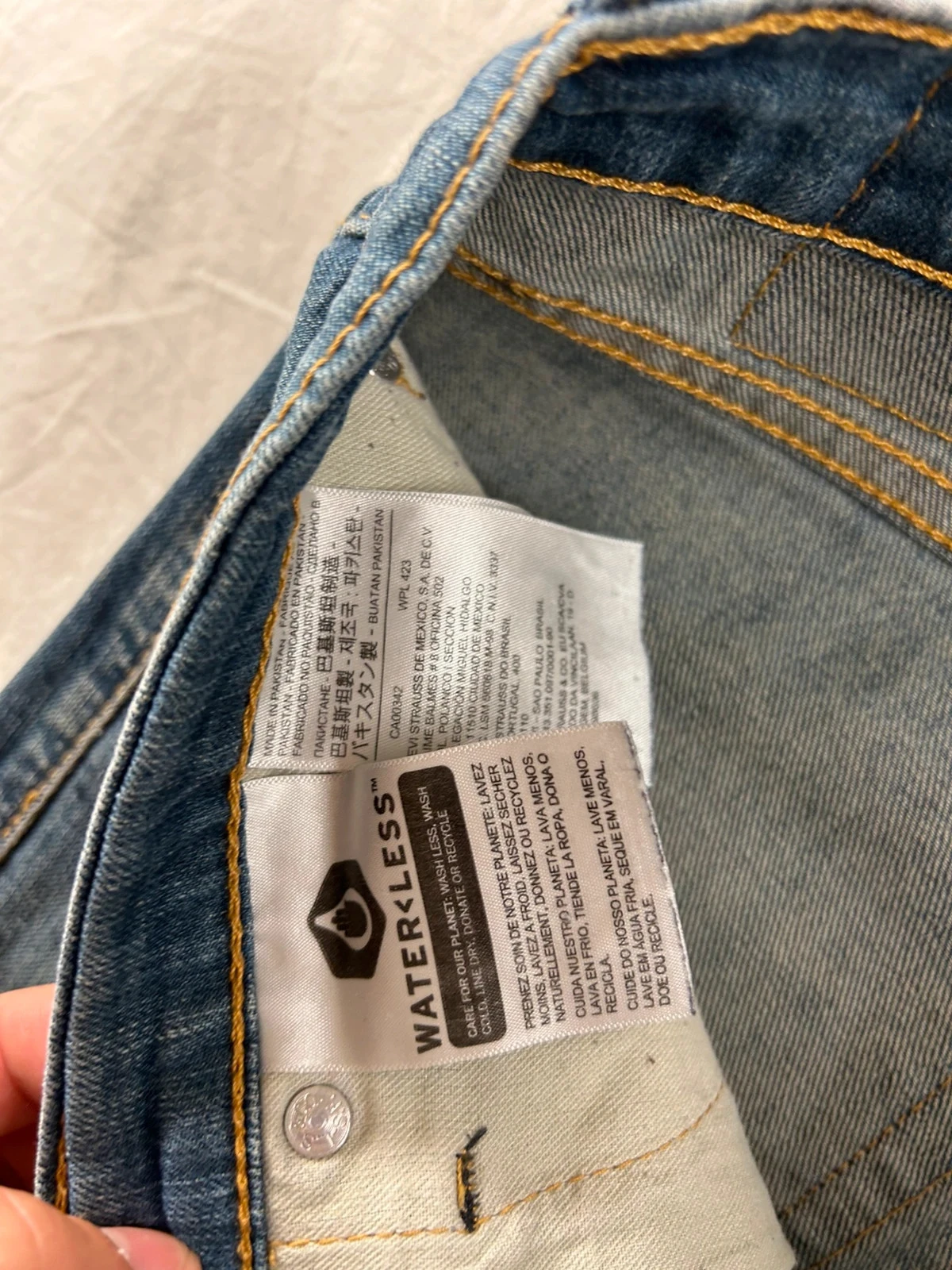 Navy blue Levi's jeans lot 510 w31 l30 – photo 10